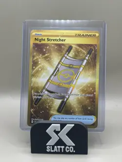 Pokemon Surging Sparks #251/191 Night Stretcher - Hyper Rare Gold (NM) - Image 1