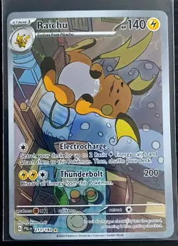 Pokemon TCG Raichu 211/193 IR Illustration Rare Paldea Evolved - Image 1