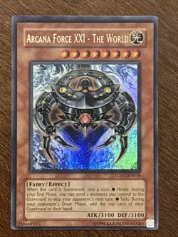 Arcana Force XXI - The World LODT-EN016 Light of Destruction Unlimited Ultra LP - Image 1