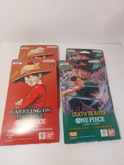 One Piece Trading Card Booster Packs, Lot Of 4 - Image 1