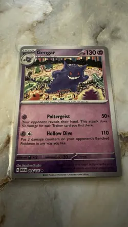 Pokemon Gengar Mew 094/165 Rare Card Scarlet & Violet 151 Series REVERSE HOLO - Image 3