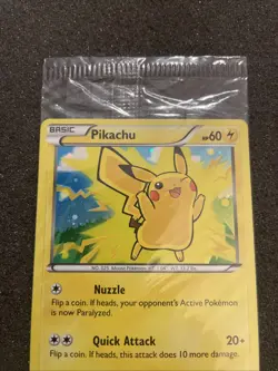Pokemon/Pokemon GO Prerelease Pikachu Holo Foil Promo Card #028/078 Sealed - Image 4