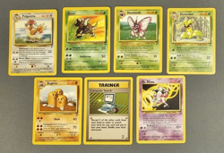 EX/LP - Base Set 2 Rare Lot - Pidgeotto Dugtrio Mr. Mime Pinsir - Pokemon Card - Image 1