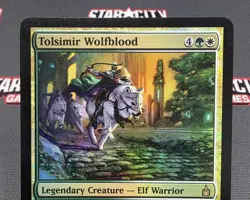 MTG FOIL Tolsimir Wolfblood- DAMAGED -Ravnica: City of Guilds Magic Card #236 - Image 3