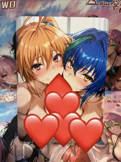 Matte Beautiful Waifu Handmade Card Goddess Story CCG Anime Double Sided - Image 2