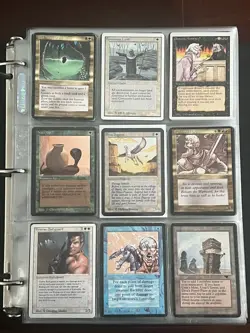 Huge Old Vintage Magic Gathering 1062 Cards Collection Binder Alpha Mtg Lot - Image 2