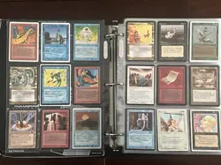 Huge Old Vintage Magic Gathering 1062 Cards Collection Binder Alpha Mtg Lot - Image 3