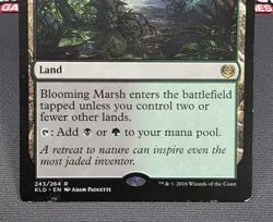 MTG Blooming Marsh- DAMAGED -Kaladesh Magic the Gathering Card #243 - Image 4