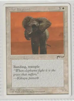 MTG - War Elephant 3 Card Lot - 1995 Chronicles - Magic the Gathering - Image 3