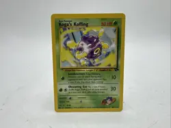 Koga's Koffing Pokemon Card 48/132 Gym Challenge Unlimited Vintage WOTC - Image 1