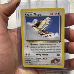 Pokemon TCG Koga's Pidgey Card 49/132 Gym Challenge NM Uncommon Vintage WOTC Vtg - Image 1