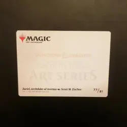 Zariel, Archduke of Avernus Art Card - Adventure in Forgotten Realms MTG 077/081 - Image 2