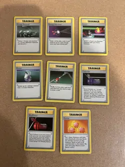 Shadowless Trainers Pokemon Card Lot Vintage WOTC - Image 1