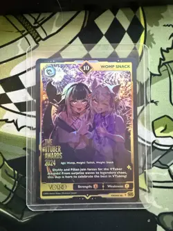 Gamer Supps VCard Vtuber Awards 2024 Promo Card 001 - Womp Snack - FULL ART 10 - Image 1