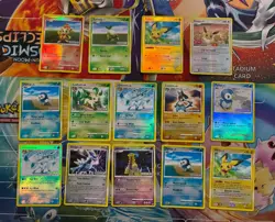 Vintage Pokemon Card Lot Holo Stamped Fire Glaceon Eevee Giratina Leafeon - Image 1