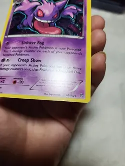 Pokemon Gengar TCG XY Breakthrough Holo Rare Card 60/162 (Cosmos) - Image 5