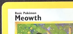 Vintage Pokemon TCG WoTC Black Star Promo Meowth Holo Card #10 - Image 2