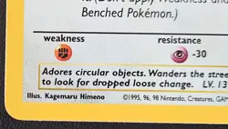 Vintage Pokemon TCG WoTC Black Star Promo Meowth Holo Card #10 - Image 5