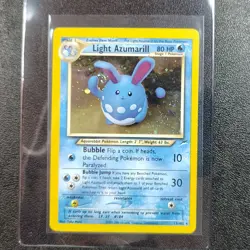 Light Azumarill 13/105 Neo Destiny Unlimited Rare Holo Pokemon Card WOTC 2002 LP - Image 1