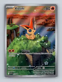 Victini 208 2025 Pokemon Scarlet & Violet Black Star Promo Card NM+ (a) - Image 1