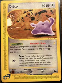 Ditto Skyridge Regular Card 51/144 Trading Card - Image 2