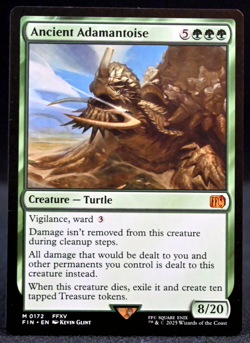 MTG Ancient Adamantoise 172 Mythic Rare Final Fantasy Trading Card Near Mint Pac - Image 1