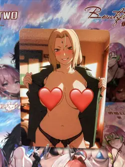 Matte Beautiful Waifu Handmade Card Goddess Story CCG Anime Double Sided - Image 1