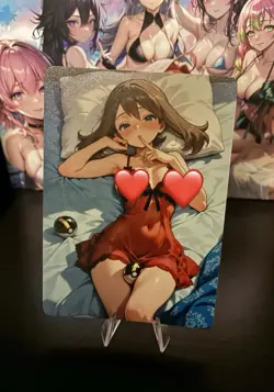 Holo Single Image Waifu Handmade Card Goddess Story CCG Anime Double Sided - Image 2