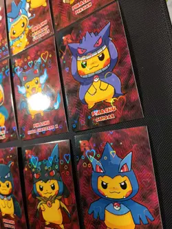 Pikachu Poncho Set Heart Holo Team Rocket Card Database Peru Pokemon - Image 3