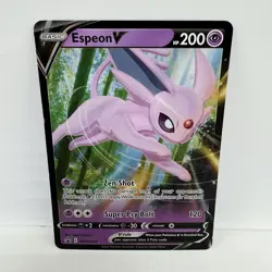 2022 Pokemon TCG SWSH: Promo Cards Espeon V Holo Black Star Promo SWSH201 - Image 1