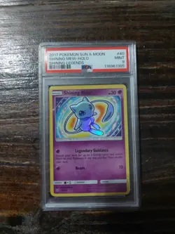 Pokemon TCG Shining Mew Holo Rare Card 40/73 Shining Legends PSA 9 - Image 1
