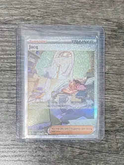 Pokemon TCG Jacq Holo Trainer Card 250/198 Scarlet & Violet Base Set - Image 1