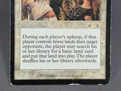 MTG Oath of Lieges- DAMAGED -Exodus Magic the Gathering Card #011 - Image 4