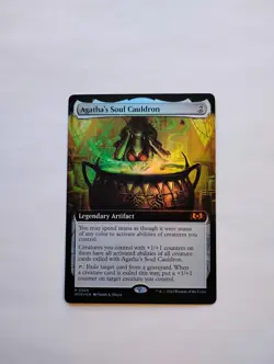 Agatha's Soul Cauldron (Extended Art) Wilds of Eldraine Foil - Image 1