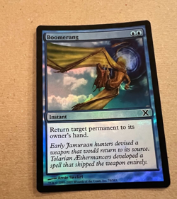 Foil - Boomerang - 10th Edition - MTG - Magic the Gathering - Foil - Image 1