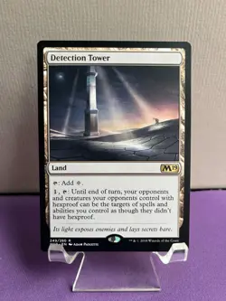 Detection Tower ,Core Set 2019, NM, MTG-Magic the Gathering, Regular - Image 1