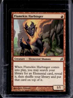 2009 Magic MTG Planechase Flamekin Harbinger #53 - Image 1