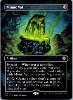 Mimic Vat (Borderless) R Commander: The Lost Caverns of Ixalan 115 NM - Image 1