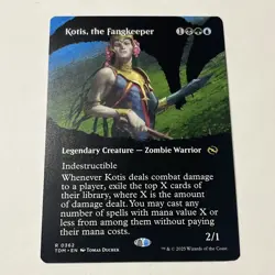 Kotis, the Fangkeeper (Borderless) Tarkir: Dragonstorm Regular - Image 1