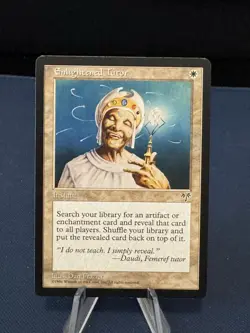 MTG - Magic The Gathering - Enlightened Tutor - Mirage - NP/NM! - Image 1