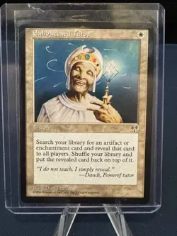 MTG - Magic The Gathering - Enlightened Tutor - Mirage - NP/NM! - Image 3