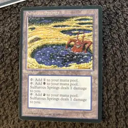 MTG Sulfurous Springs Ice Age 1995 - Image 1