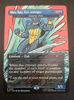 Man Ray, Eco Avenger - Deepglow Skate Secret Lair Drop MTG Regular Near Mint - Image 1