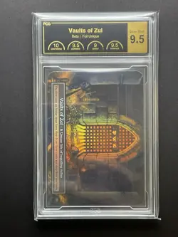 Vaults Of Zul (Foil) - PCG 9.5 - Unique - Beta - Sorcery: Contested Realm - Image 1