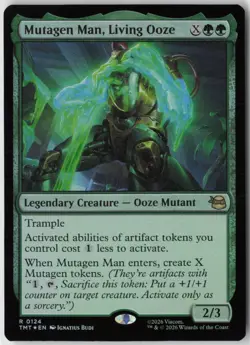 Mutagen Man, Living Ooze (124) - Foil - Teenage Mutant Ninja Turtles (TMT) - NM - Image 1