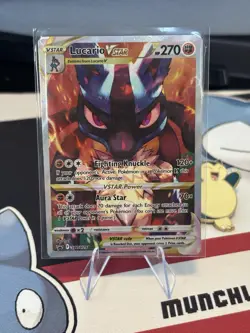 Pokemon TCG SWSH: Black Star Promo — (SWSH 291) Lucario VSTAR NM - Image 1