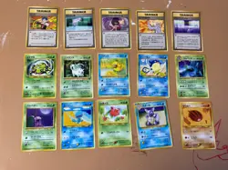 54 Vintage wotc JAPANESE POKEMON CARDS BASE JUNGLE GYM HEROES NEO PL CONDITON - Image 3