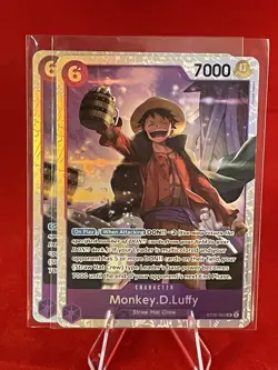 Monkey.D.Luffy x2 ST26-005 SR ONE PIECE Card Game NM Purple Starter Deck 26 NM - Image 3