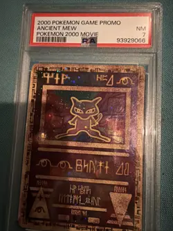 2000 Pokemon Game Movie Ancient Mew Pokemon 2000 Movie PSA 7 - Image 1