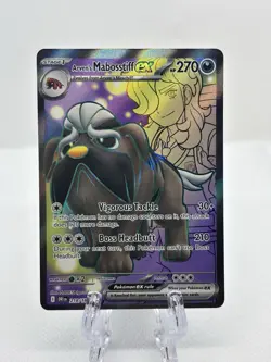 Arven's Mabosstiff ex 218/182 Pokemon TCG Scarlet & Violet Destined Rivals - Image 1